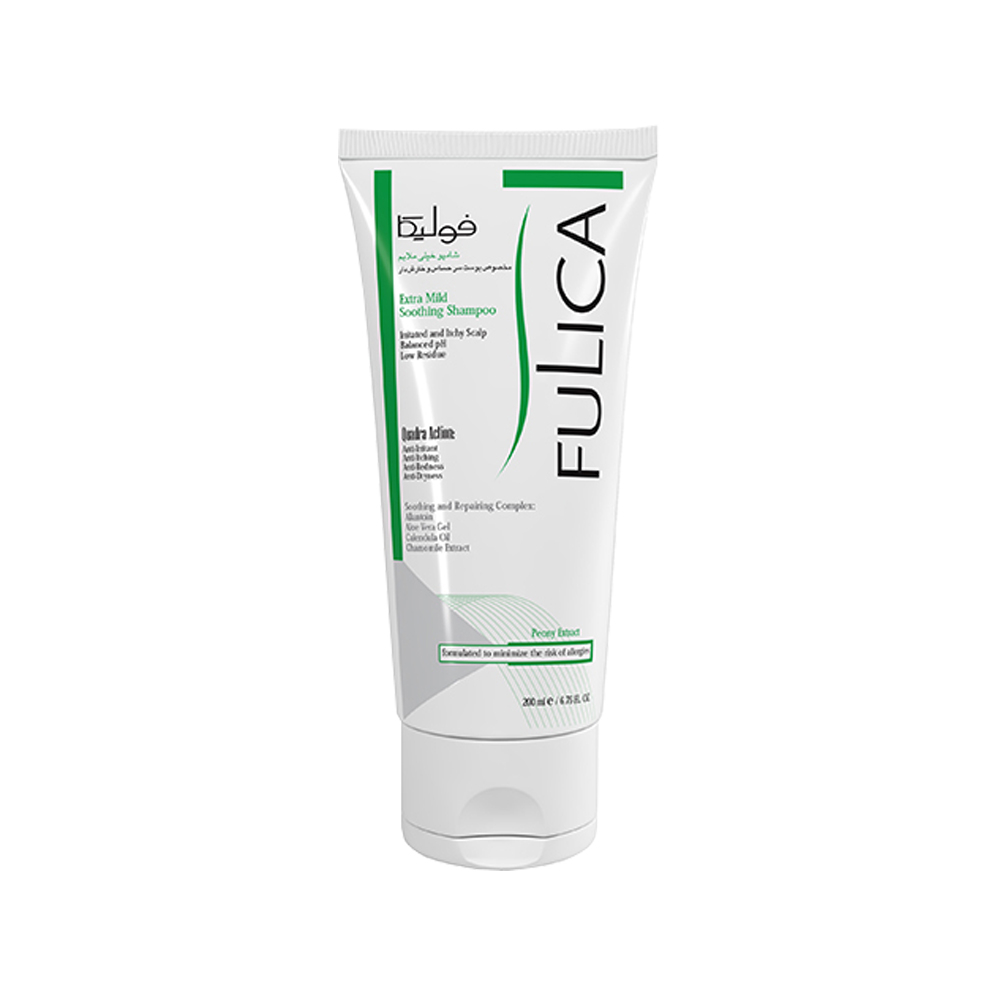 شامپو خیلی ملایم فولیکا مخصوص پوست سر حساس و خارش دار حجم 200 میل